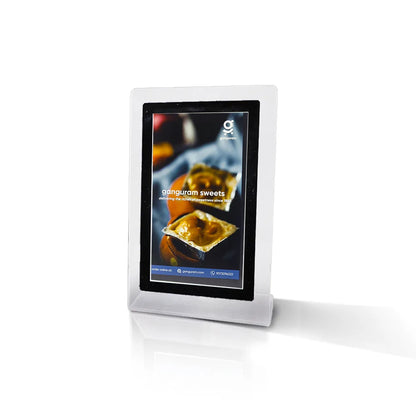 Table Top Android Signage - Glass Mount