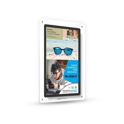 Glass Wall Mount Android Signage