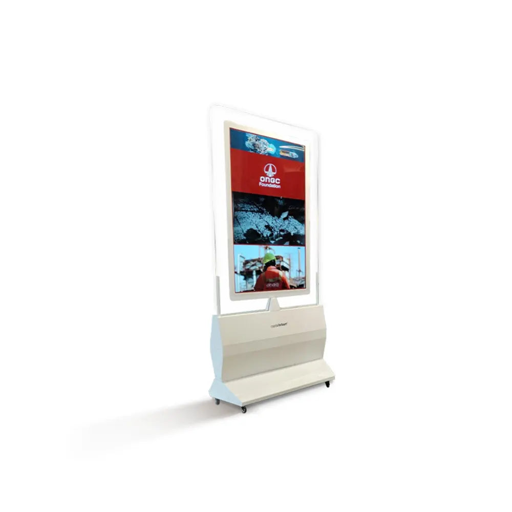 Premium Floor Mount Android Signage - Glass