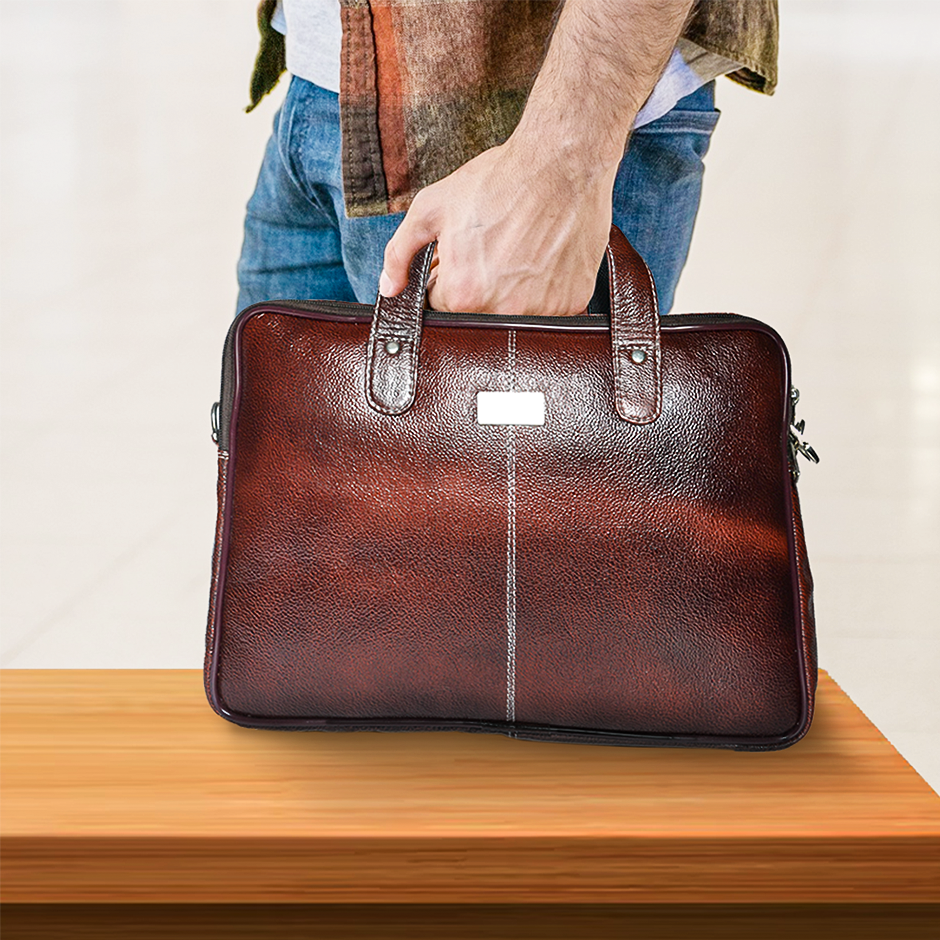 Genuine Leather Office Bag